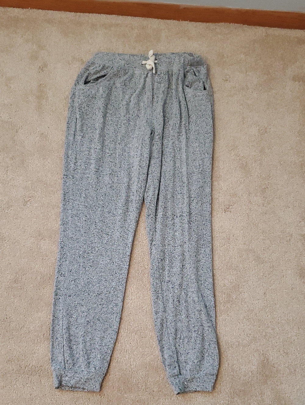 Cozy Gray Drawstring Lounge Pants